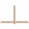 Ekena Millwork Eugene Smooth Timber Gable Bracket, Douglas Fir, 84"W x 53"H x 1 1/2"D x 5 1/2"F, 15/12 Pitch GBW084X53X0206EUG00SDF - alternate 1